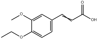 4-ETHOXY-3-METHOXYCINNAMIC ACID Struktur