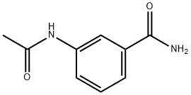 3-acetamidobenzamide Struktur