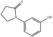 1-(3-HYDROXYPHENYL)PYRROLIDIN-2-ONE Struktur