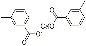 Benzoic acid, 3-methyl-, calcium salt Struktur