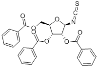 2 3 5-TRI-O-BENZOYL-BETA-D-RIBOFURANOSYL Struktur