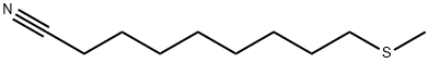 9-Methylthiononanenitrile Struktur