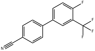 4'-Cyano-4-fluoro-3-(trifluoroMethyl)biphenyl Struktur