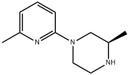 Piperazine, 3-methyl-1-(6-methyl-2-pyridinyl)-, (3R)- (9CI) Struktur