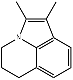 5,6-Dihydro-1,2-dimethyl-4H-pyrrolo[3,2,1-ij]quinoline Struktur