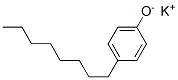 potassium p-octylphenolate Struktur