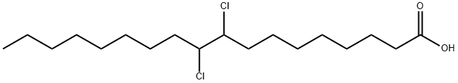 DICHLOROSTEARIC ACID Struktur