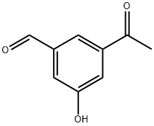 Benzaldehyde, 3-acetyl-5-hydroxy- (9CI) Struktur