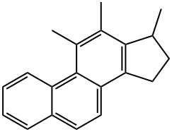 16,17-Dihydro-11,12,17-trimethyl-15H-cyclopenta[a]phenanthrene Struktur