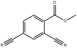 Methyl 2,4-dicyanobenzoate Struktur