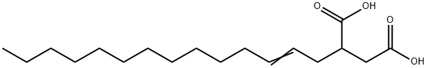 tetradec-2-enylsuccinic acid Struktur