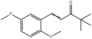 1-(2,5-Dimethoxyphenyl)-4,4-dimethyl-1-penten-3-one Struktur