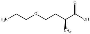 Homoserine,  O-(2-aminoethyl)- Struktur