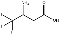 3-AMINO-4,4,4-TRIFLUOROBUTYRIC ACID Struktur