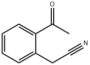 Benzeneacetonitrile, 2-acetyl- (9CI) Struktur