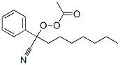 Peracetic acid 1-cyano-1-(phenyl)octyl ester Struktur