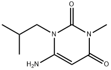 1-METHYL-3-ISOBUTYL-4-AMINOURACIL Struktur