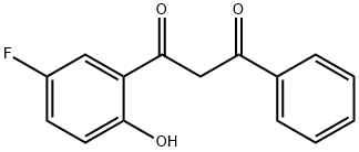 1-(5-FLUORO-2-HYDROXYPHENYL)-3-PHENYL-1,3-PROPANEDIONE Struktur