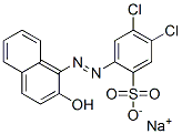 sodium 4,5-dichloro-2-[(2-hydroxy-1-naphthyl)azo]benzenesulphonate 