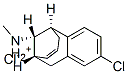 (5alpha,9alpha,11S*)-[2-chloro-5,6,9,10-tetrahydro-5,9-methanobenzocycloocten-11-yl]methylammonium chloride  Struktur