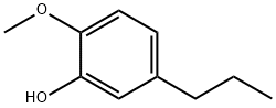 2-methoxy-5-propyl-phenol Struktur