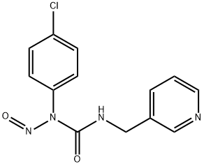 1-(4-chlorophenyl)-1-nitroso-3-(pyridin-3-ylmethyl)urea Struktur