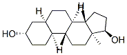 (3S,5R,8R,9S,10S,13S,14S,17R)-10,13-dimethyl-2,3,4,5,6,7,8,9,11,12,14,15,16,17-tetradecahydro-1H-cyclopenta[a]phenanthrene-3,17-diol Struktur