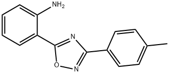 2-[3-(4-methylphenyl)-1,2,4-oxadiazol-5-yl]aniline Struktur