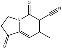 7-METHYL-1,5-DIOXO-1,2,3,5-TETRAHYDRO-INDOLIZINE-6-CARBONITRILE Struktur