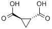 (+/-)-trans-1,2-Cyclopropanedicarboxylic acid Struktur