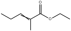 METHYL 2-PENTENOATE Struktur