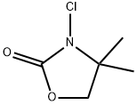 3-Chloro-4,4-dimethyl-2-oxazolidinone Struktur