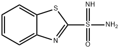 2-Benzothiazolesulfonimidamide(9CI) Struktur