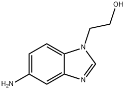 1H-Benzimidazole-1-ethanol,5-amino-(9CI) Struktur