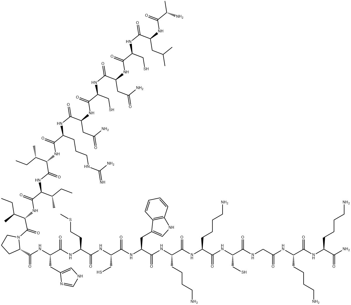 tertiapin Struktur