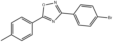 3-(4-BROMOPHENYL)-5-P-TOLYL-1,2,4-OXADIAZOLE Struktur