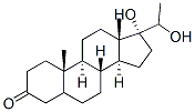 17,20-dihydroxypregnan-3-one Struktur