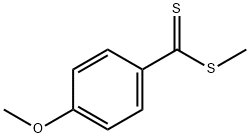 4-METHOXY-BENZENECARBODITHIOIC ACID METHYL ESTER Struktur