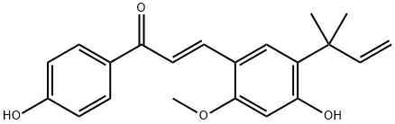 (E)-3-[5-(1,1-ジメチル-2-プロペニル)-4-ヒドロキシ-2-メトキシフェニル]-1-(4-ヒドロキシフェニル)-2-プロペン-1-オン price.