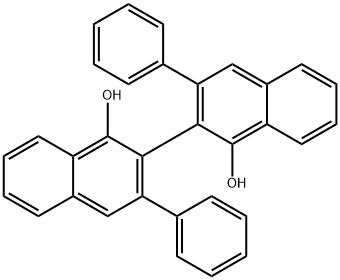 [2,2'-Binaphthalene]-1,1'-diol, 3,3'-diphenyl- Struktur