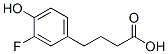 4-(3-fluoro-4-hydroxyphenyl)butyric acid Struktur