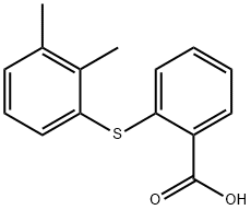 2-[(2,3-Dimethylphenyl)thio]benzoic acid Struktur