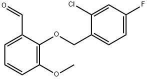 2-[(2-CHLORO-4-FLUOROBENZYL)OXY]-3-METHOXYBENZALDEHYDE price.