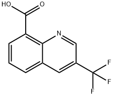 3-(TRIFLUOROMETHYL)QUINOLINE-8-CARBOXYLIC ACID Struktur