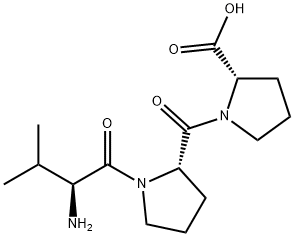 H-VAL-PRO-PRO-OH Struktur