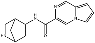 Pyrrolo[1,2-a]pyrazine-3-carboxamide, N-2-azabicyclo[2.2.1]hept-5-yl- (9CI) Struktur