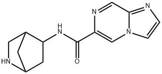 Imidazo[1,2-a]pyrazine-6-carboxamide, N-2-azabicyclo[2.2.1]hept-5-yl- (9CI) Struktur