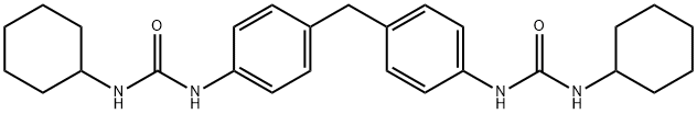 N,N''-(methylenedi-4,1-phenylene)bis N'-cyclohexyl-Urea Struktur