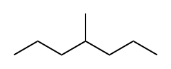 4-METHYLHEPTANE Struktur