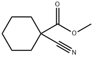 1-CYANO-CYCLOHEXANECARBOXYLIC ACIDMETHYL ESTER Struktur